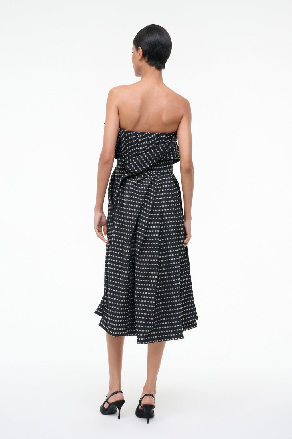 ALESSIA DRESS | BLACK GEO