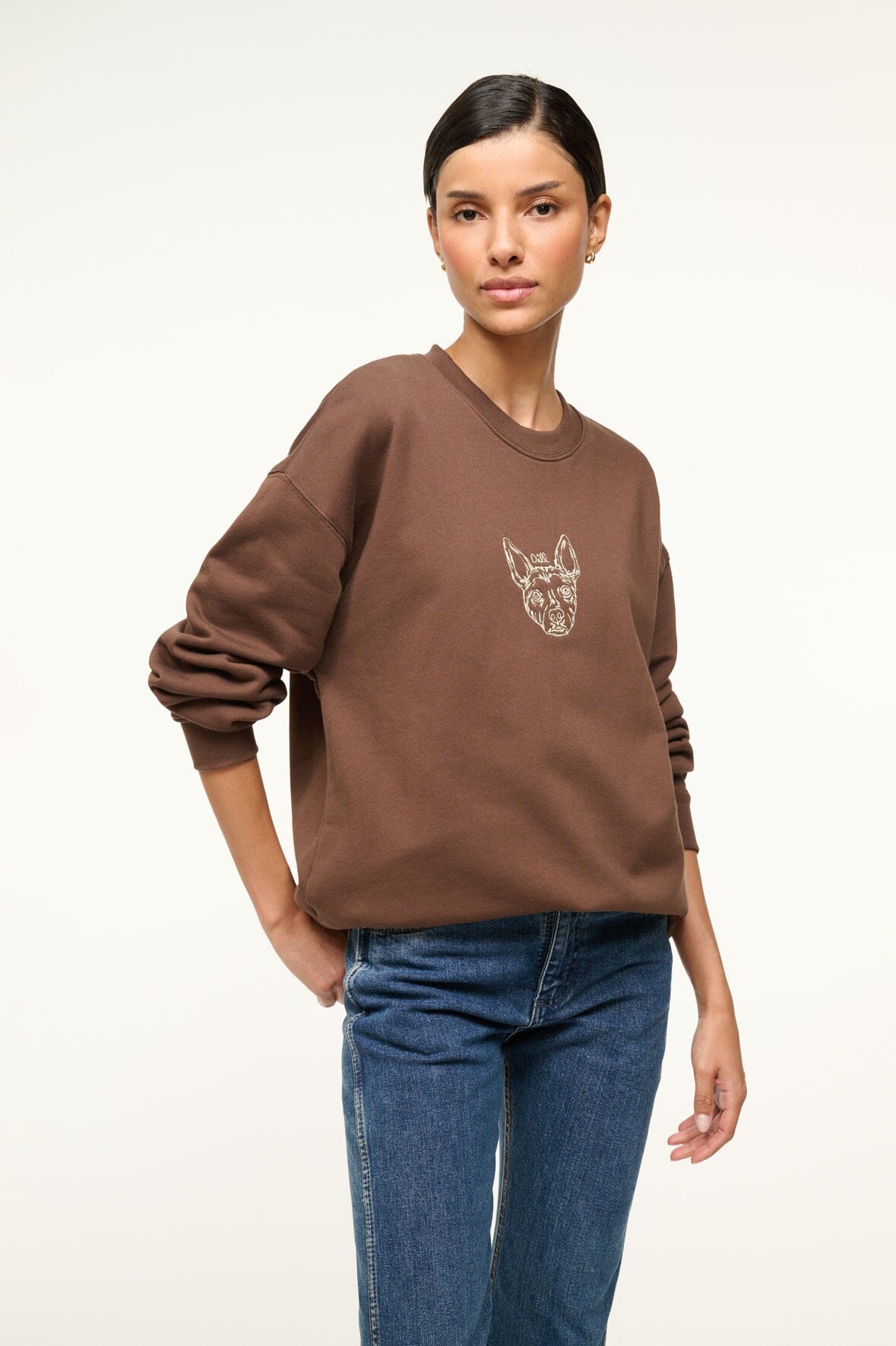OVERSIZED SWEATSHIRT | BROWN