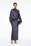 PHOEBE SILK DRESS | NOCTURNE