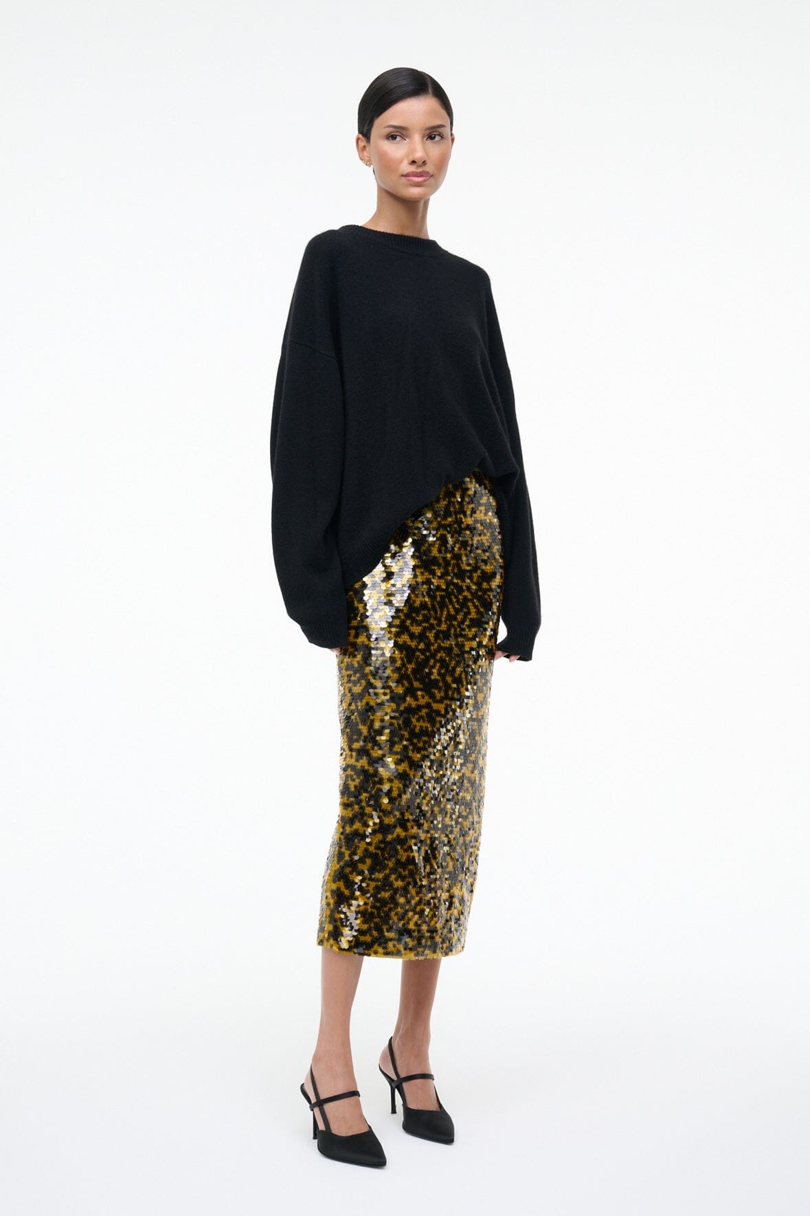 CIARA SKIRT | TURMERIC BLACK
