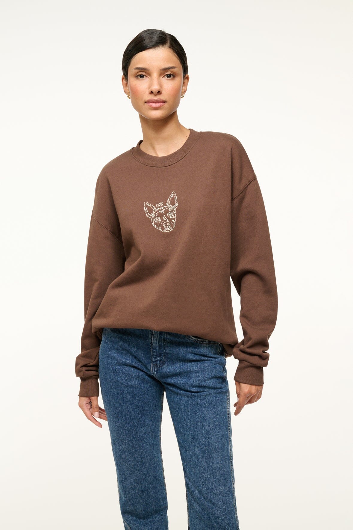 OVERSIZED SWEATSHIRT | BROWN