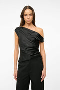 PHARE SILK TOP | BLACK