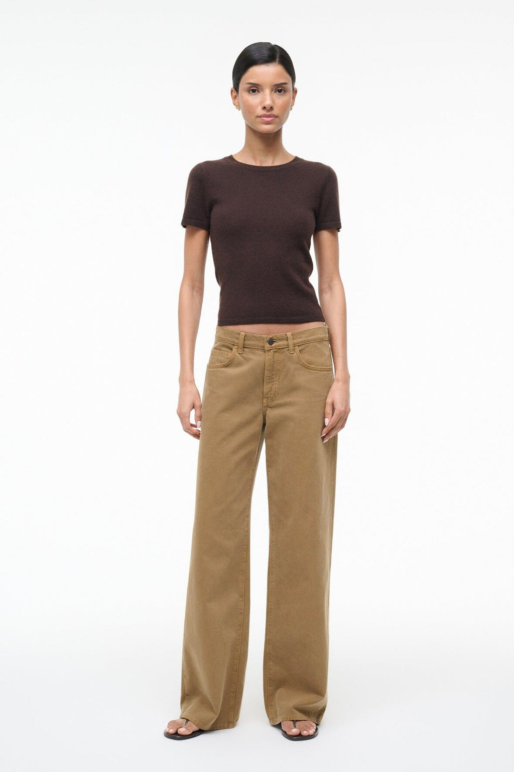 EASY CASHMERE TEE | DARK CHOCOLATE