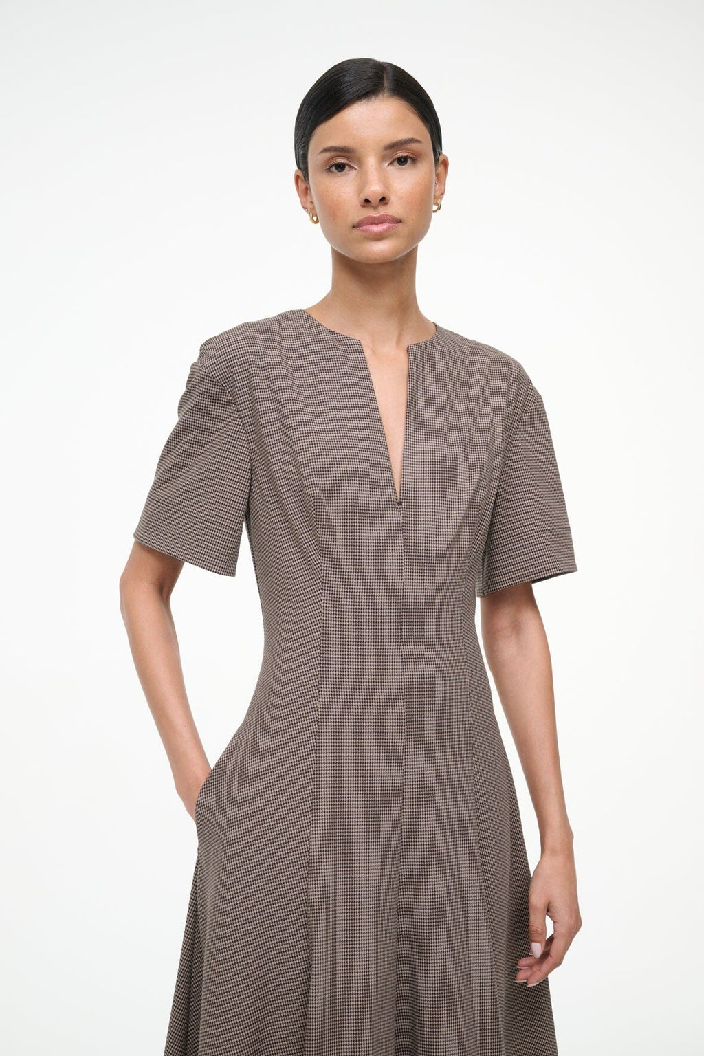 FRANCES DRESS | HOUNDSTOOTH