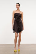 ADRIANA SILK DRESS | EARTH