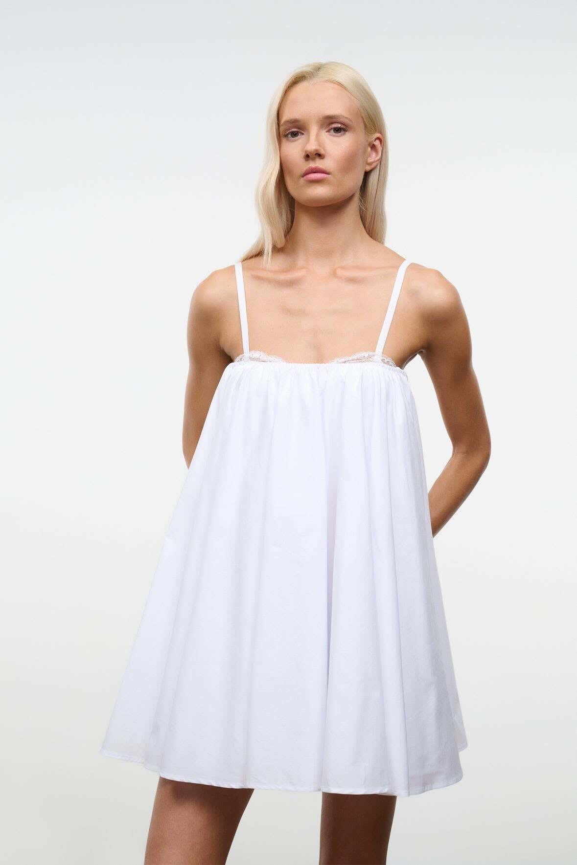 CECILY MINI DRESS | WHITE